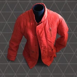 Fusalp Super Rare 70's Orange puffer ski jacket Size XL